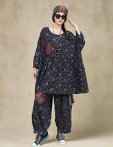 Luxury Boho Oversized Tunic & Pants Set